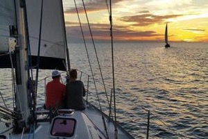 Waikoloa Beach House Rentals, Sailing into Sunset